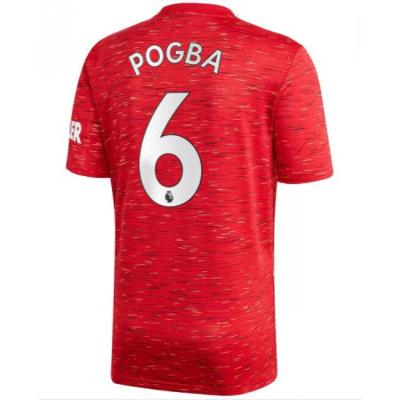 Billiga Fotbollströjor Manchester United Paul Pogba 6 Hemma tröja 2020/21 Kortärmad